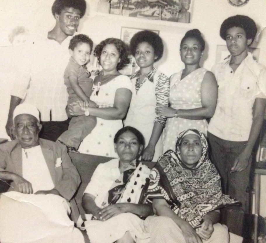 [Family picture in our house in Malindi in the middle of the 70ies]